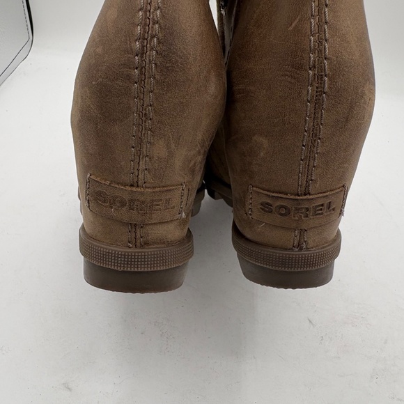 Sorel Joan of Arctic Wedge II Boots Brown Suede Lace Up Women's Size 8 Gorpcore - Picture 11 of 13